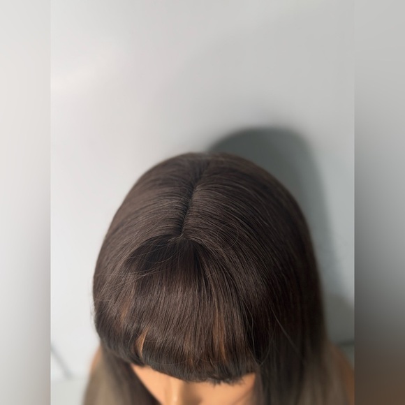 Blonde Long Wig - With bangs natural look - Picture 3 of 9